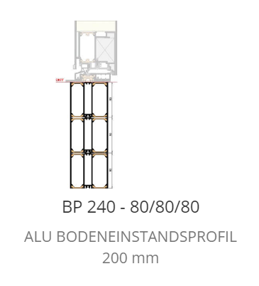 P 240 Bodeneinstand Neubau